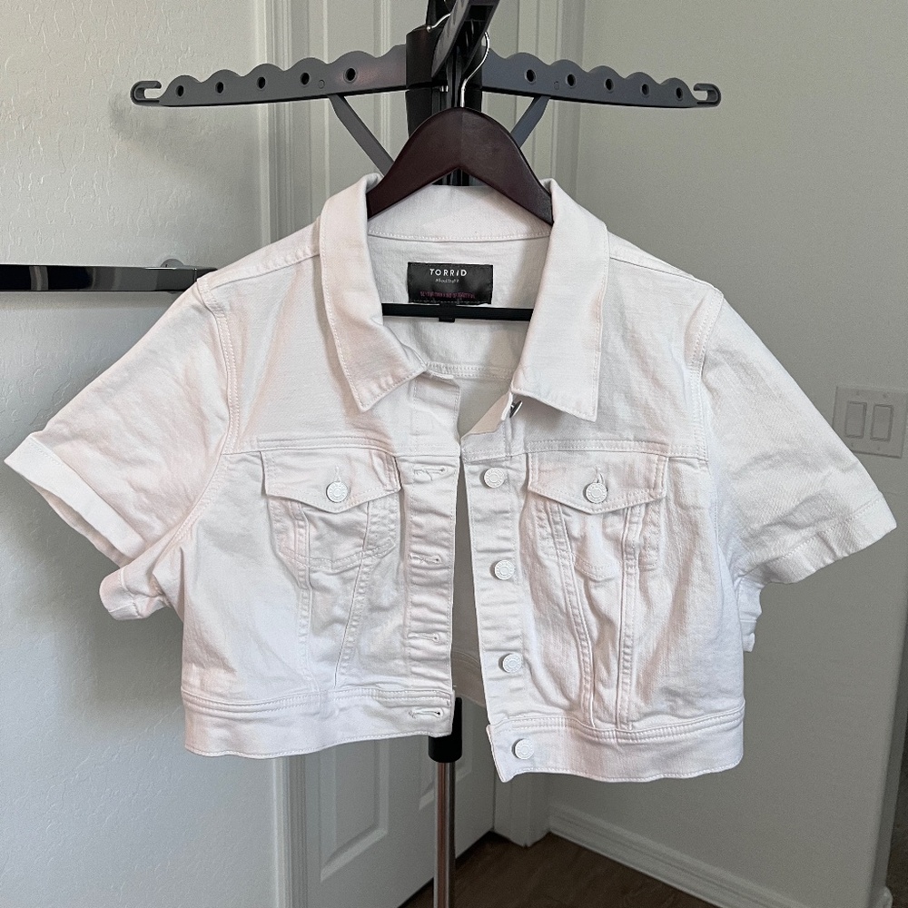 Torrid White Jacket